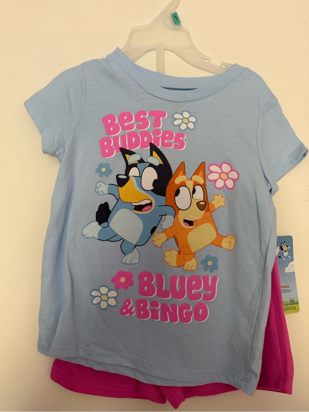 Bluey & Bingo Best Buddies Light Blue Girls' Tee